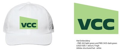 Adidas Structured Hat With Snap Back Closure